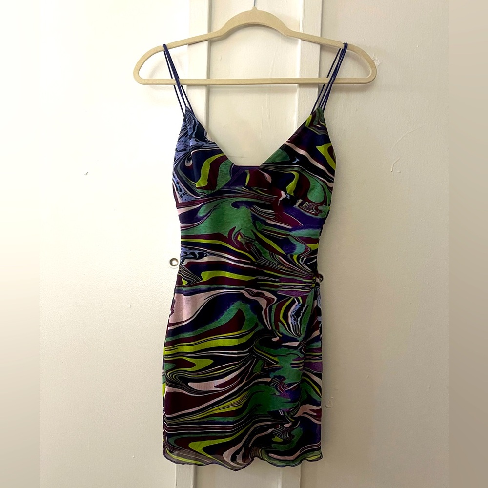 Superdown Printed Mini Dress